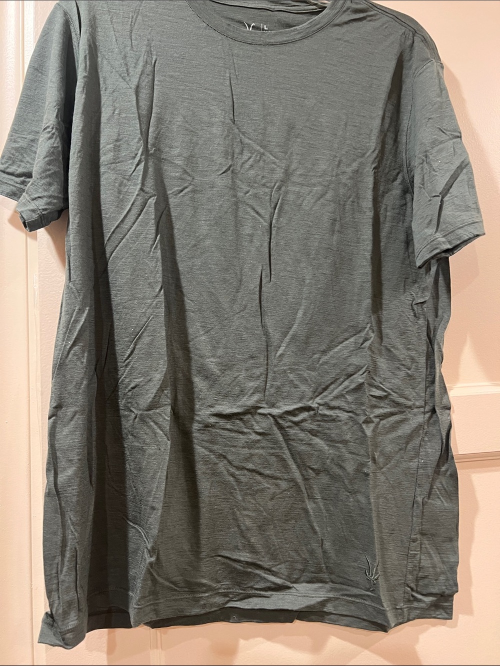 ibex Men's Short Sleeve Crew Tee in Slate Green